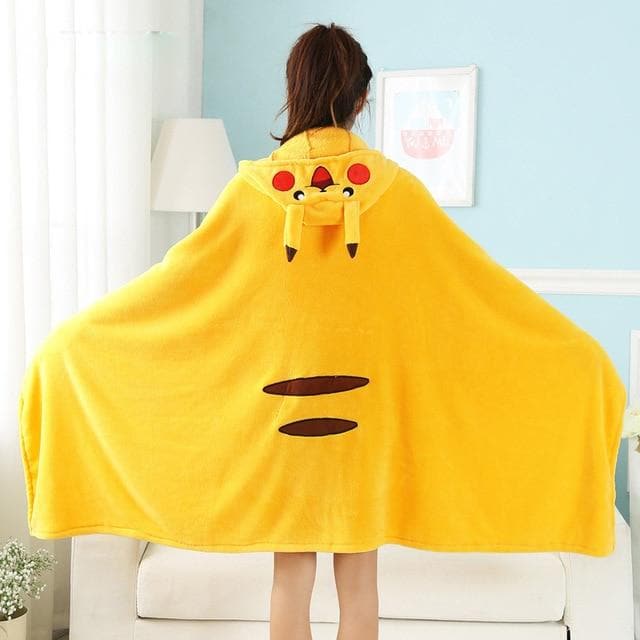 Attack on Titan Blanket Cloak Survey Corps Cloak Cape Flannel Cosplay Costume Hoodie-Attack on Titan, Daily wear, Pokemon - MoonCos