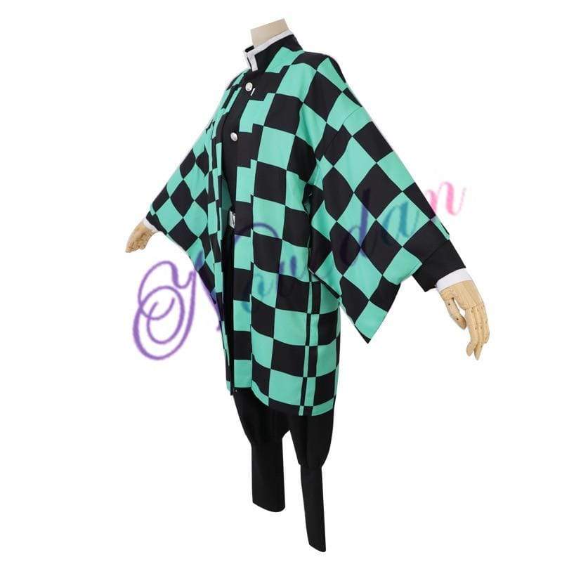 Demon Slayer Kimono Cosplay Costume Full set Anime Kimetsu No Yaiba Cosplay Kamado Tanjirou Agatsuma Zenitsu Tomioka Giyuu Nezuko-Demon Slayer, Featured Collection - MoonCos