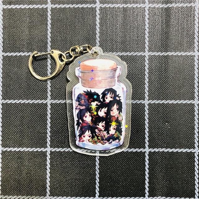 Anime Demon Slayer Cosplay Prop Accessory Keychain Acrylic Key Chain Keyring-Demon Slayer, Props - MoonCos