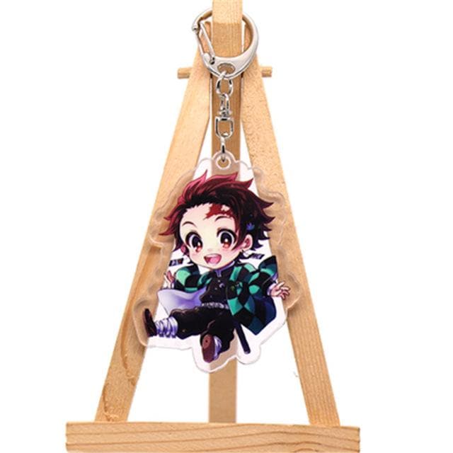Anime Demon Slayer Cosplay Prop Accessory Keychain Acrylic Key Chain Keyring-Demon Slayer, Props - MoonCos