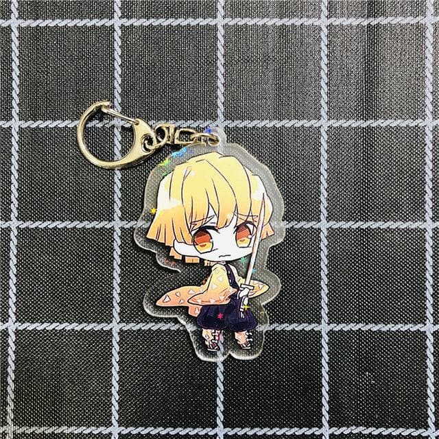 Anime Demon Slayer Cosplay Prop Accessory Keychain Acrylic Key Chain Keyring-Demon Slayer, Props - MoonCos