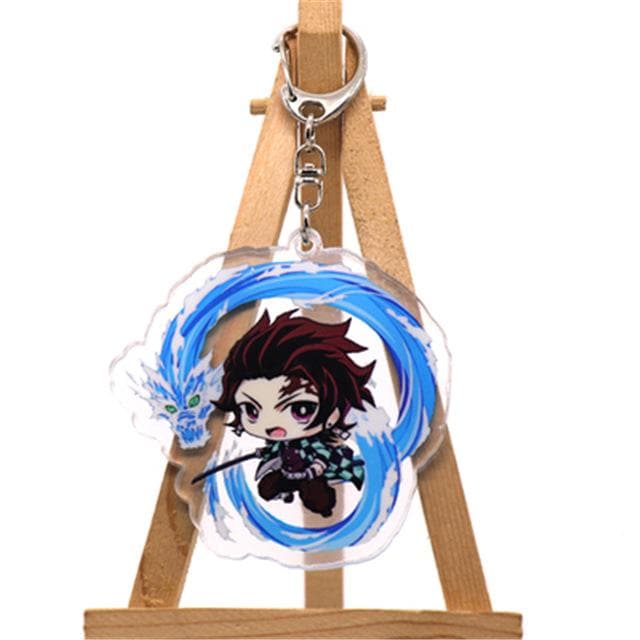 Anime Demon Slayer Cosplay Prop Accessory Keychain Acrylic Key Chain Keyring-Demon Slayer, Props - MoonCos