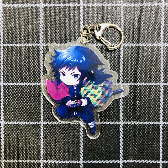 Anime Demon Slayer Cosplay Prop Accessory Keychain Acrylic Key Chain Keyring-Demon Slayer, Props - MoonCos
