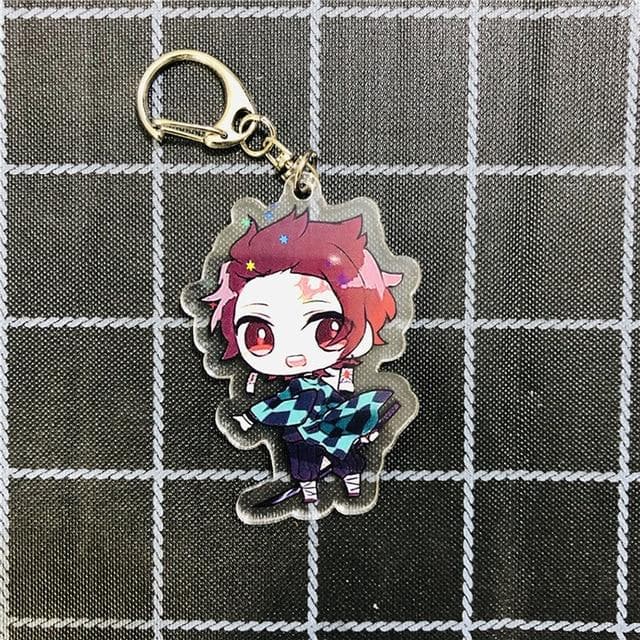 Anime Demon Slayer Cosplay Prop Accessory Keychain Acrylic Key Chain Keyring-Demon Slayer, Props - MoonCos