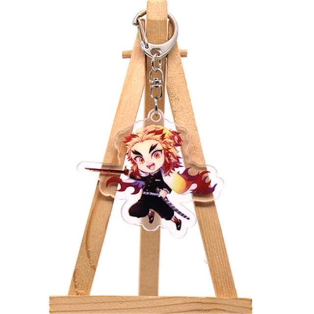 Anime Demon Slayer Cosplay Prop Accessory Keychain Acrylic Key Chain Keyring-Demon Slayer, Props - MoonCos
