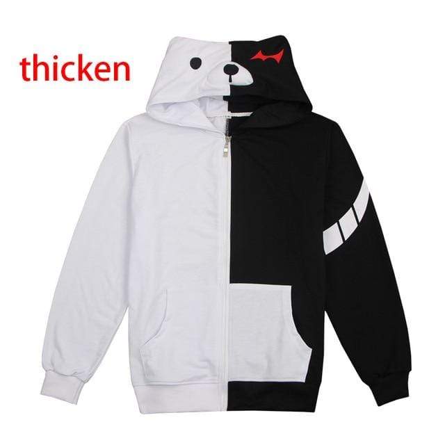Danganronpa Monokuma Cosplay Hoodie Unisex Sweatshirt T-shirt Hooded Jacket-Dangangronpa - MoonCos