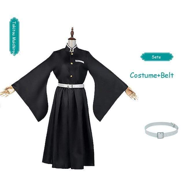 Demon Slayer Kimono Cosplay Costume Full set Anime Kimetsu No Yaiba Cosplay Kamado Tanjirou Agatsuma Zenitsu Tomioka Giyuu Nezuko-Demon Slayer, Featured Collection - MoonCos