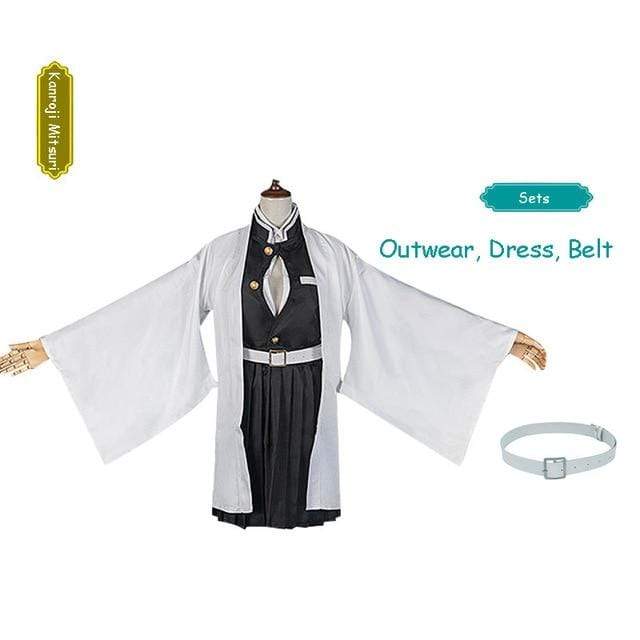 Demon Slayer Kimono Cosplay Costume Full set Anime Kimetsu No Yaiba Cosplay Kamado Tanjirou Agatsuma Zenitsu Tomioka Giyuu Nezuko-Demon Slayer, Featured Collection - MoonCos