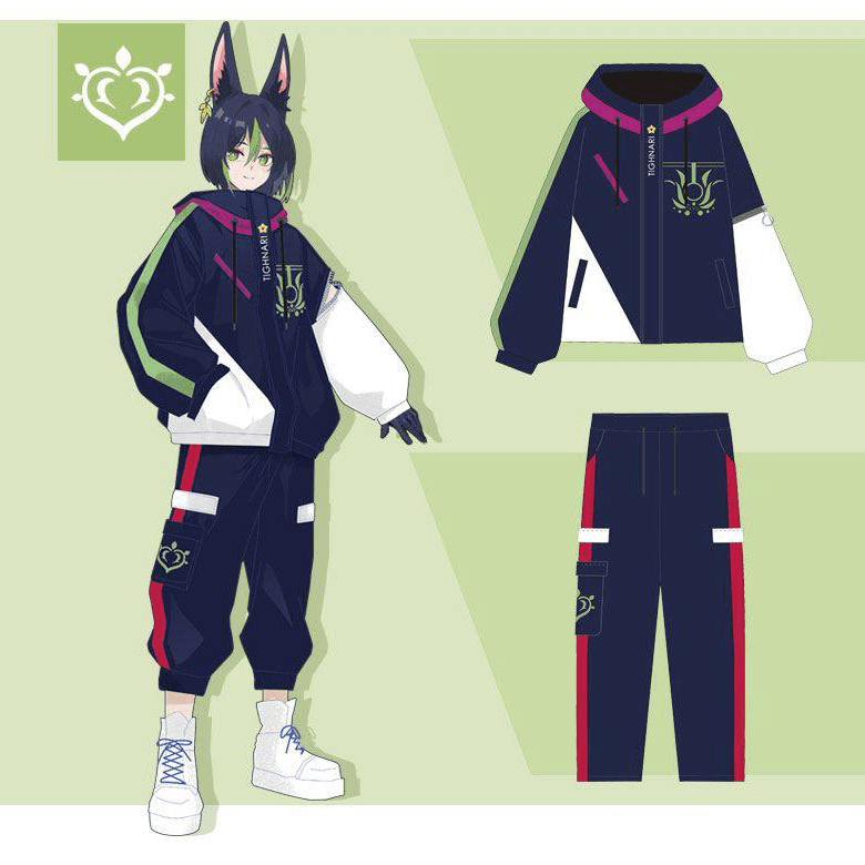 Tighnari Daily Wear Hoodie Full Set Genshin Impact