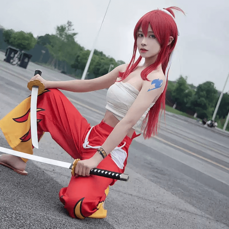 Erza Scarlet Cosplay Costume Full Set Fairy Tail