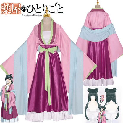 Maomao Cosplay Costume The Apothecary Diaries Pink Dress Outfits