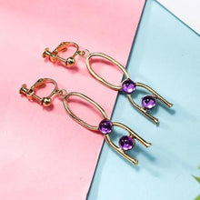 Load image into Gallery viewer, King of Heroes Gilgamesh Golden Earrings Ear Clips Drop Cosplay FGO Absolute Demonic Front: Babylonia Earrings Golden Ki-FGO, Props - MoonCos
