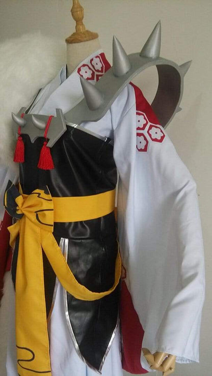 Sesshoumaru Cosplay Costume Anime Inuyasha Suit Customization Set Big Tail Full Set-Inuyasha - MoonCos