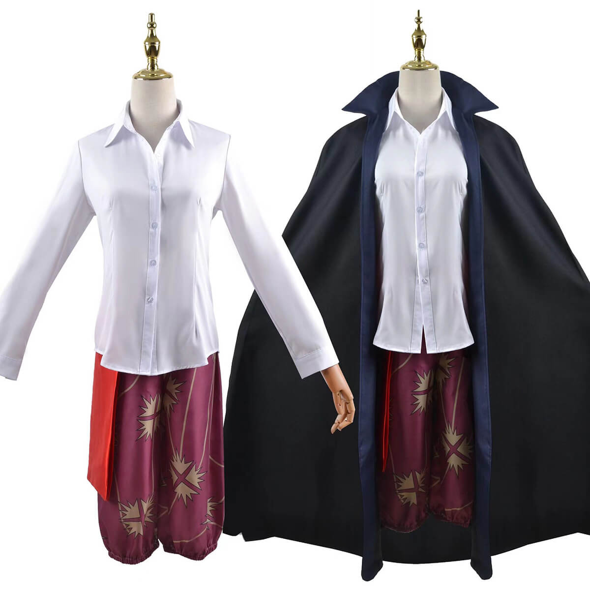 Red-Haired Shanks Cosplay Costume One Piece Four Emperors Red Hair Cos Wano Country Shankusu-New Arrivals, One Piece - MoonCos