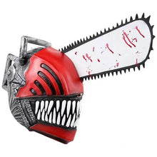 Load image into Gallery viewer, Chainsaw Man Cosplay Latex mask Headgear Rubber Denji Full head Helmets Cos costume props Roleplay-Chainsaw Man, Hot Sale, New Arrivals - MoonCos
