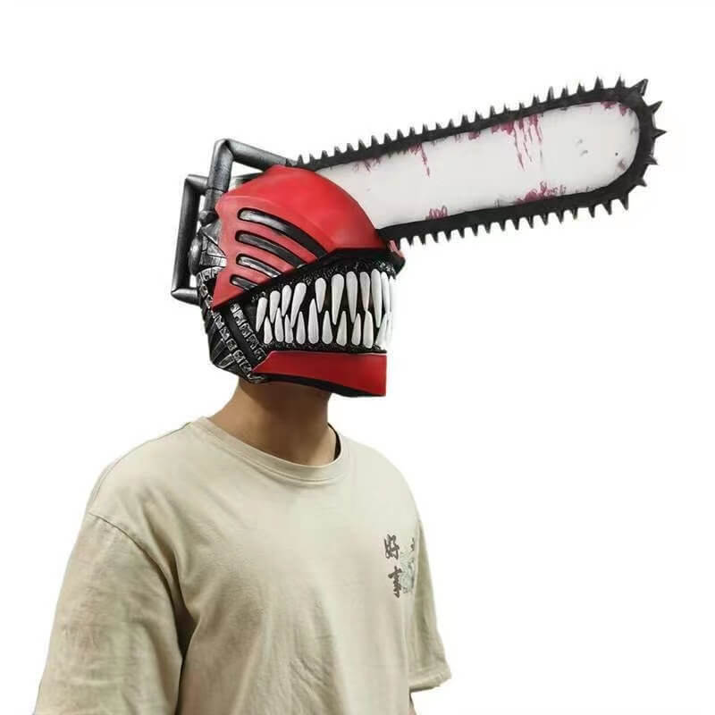 Chainsaw Man Cosplay Latex mask Headgear Rubber Full head Helmets