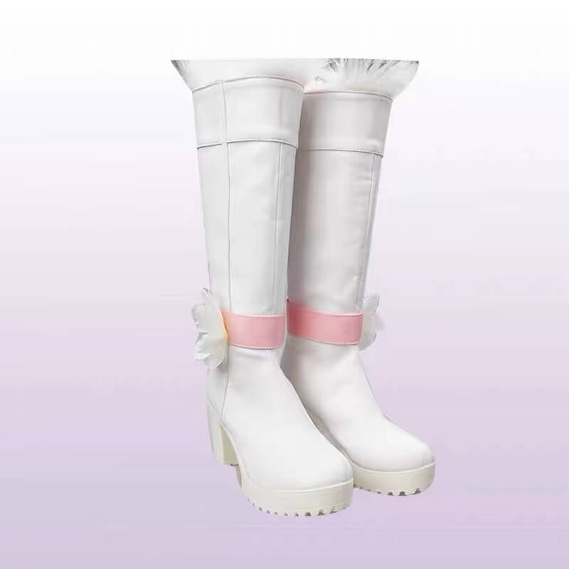 Kumoko Cosplay Long Boots Fur Shoes Shiro Cos Anime So I'm a Spider So What Cosplay Customized Handmade Kawaii Kumoko Spider High quality-Kumoko, Shoes, So I'm A Spider So What - MoonCos