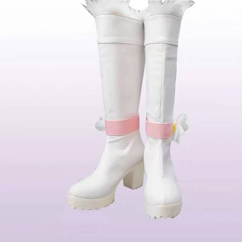 Kumoko Cosplay Long Boots Fur Shoes Shiro Cos Anime So I'm a Spider So What Cosplay Customized Handmade Kawaii Kumoko Spider High quality-Kumoko, Shoes, So I'm A Spider So What - MoonCos