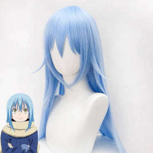 Rimuru Cosplay Wig Rimuru Tempest Long Blue Wig That Time I Got Reincarnated as a Slime Cosplay Wig Synthetic Hair
