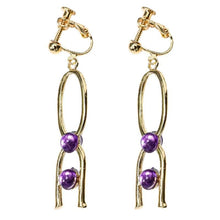 Load image into Gallery viewer, King of Heroes Gilgamesh Golden Earrings Ear Clips Drop Cosplay FGO Absolute Demonic Front: Babylonia Earrings Golden Ki-FGO, Props - MoonCos
