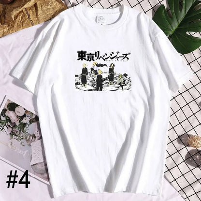 Tokyo Revengers Fashion printed T-shirt Anime Casual Short Sleeve-Tokyo Revengers - MoonCos