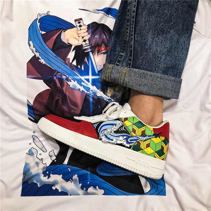 Demon Slayer Cosplay Shoes Unisex Anime Sneakers Gym Shoes Kimetsu no Yaiba 3 types-Demon Slayer, Featured Collection, Shoes - MoonCos