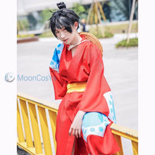 Load image into Gallery viewer, Luffy Kimono Cosplay Costume Anime One Piece Wano Country Unisex-One Piece - MoonCos
