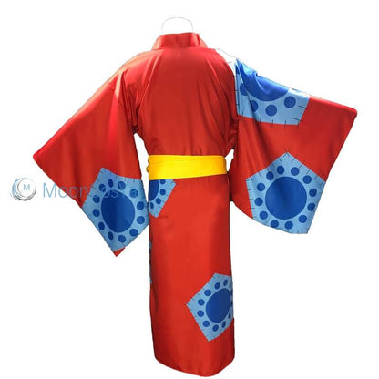 Luffy Kimono Cosplay Costume Anime One Piece Wano Country Unisex-One Piece - MoonCos