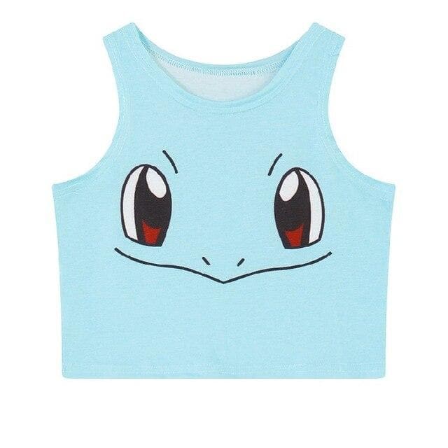 Cute Cartoon Tank Top Anime Vest Kawaii Pikachu Cartoon Sexy Tank top Sleeveless Female Vest Women Cosplay Girl Sex Costume Female Tops For Summer-Daily wear, Pokemon - MoonCos