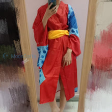 Load image into Gallery viewer, Luffy Kimono Cosplay Costume Anime One Piece Wano Country Unisex-One Piece - MoonCos
