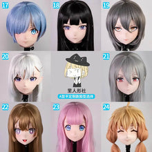 Load image into Gallery viewer, Handmade Anime Kigurumi Crossdress Doll Resin Cosplay Japanese Role Play Transgender Mask-Kigurumi, Props - MoonCos
