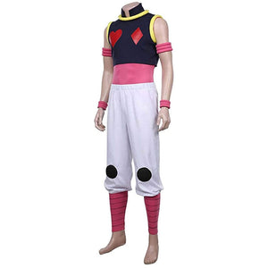Hisoka Cosplay Costume Anime HUNTER×HUNTER Uniform Vest Pants Outfits Killua Zoldyck HIsoka Cos-Hunter x Hunter - MoonCos