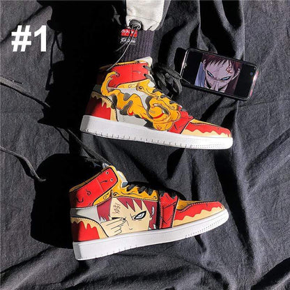 Naruto Anime Shoes Cosplay Casual Shoes Unisex Sneakers Madara Kakashi Gaara-Featured Collection, Naruto, Shoes - MoonCos