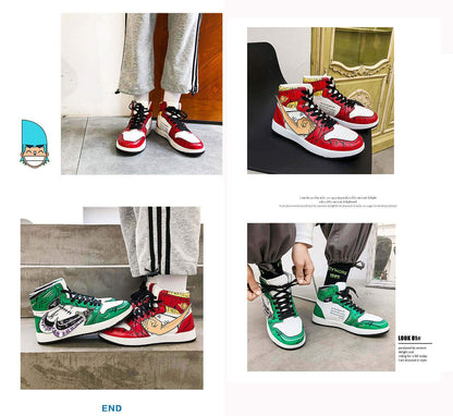 Anime Cosplay Shoes Zoro Casual Shoes Sneaker Luffy Sneakers Unisex Shoes ONE PIECE-One Piece, Shoes - MoonCos