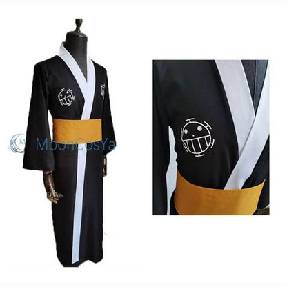 Law Kimono Cosplay Costume Anime One Piece Wano Country Unisex-One Piece - MoonCos