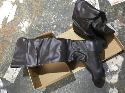 Attack on Titan Cosplay Long Boots Shingeki no Kyojin PU Over-the-Knee boots AOT Eren Levi Shoes-Attack on Titan, Featured Collection, Shoes - MoonCos