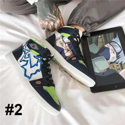 Naruto Anime Shoes Cosplay Casual Shoes Unisex Sneakers Madara Kakashi Gaara-Featured Collection, Naruto, Shoes - MoonCos