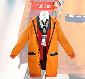 Runa Hoodie Runa Yomotsuki Cosplay Anime Kakegurui Jabami Yumeko Dress Wig-Kakegurui - MoonCos