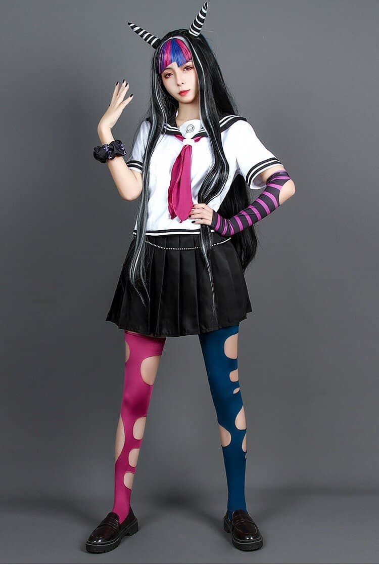 Ibuki Mioda Cosplay Costume. Super Danganronpa 2 Cos Halloween