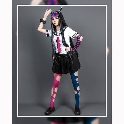 Ibuki Mioda Cosplay Costume Dress Anime Super Dangan Ronpa 2 Danganronpa Uniform Halloween-Dangangronpa, New Arrivals - MoonCos