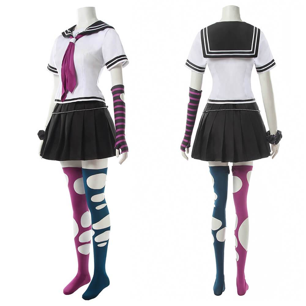 Ibuki Mioda Cosplay Costume Dress Anime Super Dangan Ronpa 2 Danganronpa Uniform Halloween-Dangangronpa, New Arrivals - MoonCos