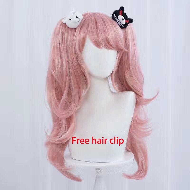 Enoshima Junko Cospaly Full set Anime Danganronpa Cosplay Costume Black and White Bear Cute Junko Enoshima Loli Skirt Wig Doll High quality-Dangangronpa - MoonCos