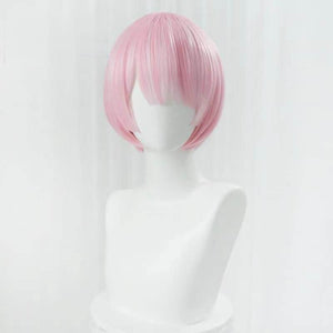 Cute Rem/Ram Wig Headwear Free hair net Anime Re: Zero-Re:zero - MoonCos
