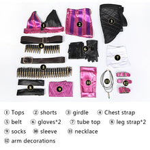 Load image into Gallery viewer, Jinx Cosplay Costume League of Legends Game Cos Jinx Outfit Anime Women Sexy Leather Cool Costume Clothes-League of Legends, New Arrivals - MoonCos
