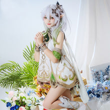 Load image into Gallery viewer, Nahida Cosplay Costume Lesser Lord Kusanali Outfit Game Genshin Impact Wig Dress Halloween Party Costumes-Genshin Impact, New Arrivals - MoonCos
