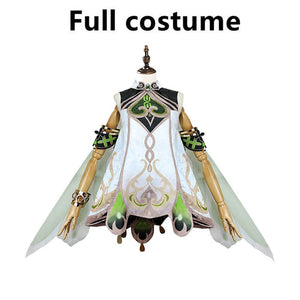 Nahida Cosplay Costume Lesser Lord Kusanali Outfit Game Genshin Impact Wig Dress Halloween Party Costumes-Genshin Impact, New Arrivals - MoonCos