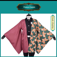 Load image into Gallery viewer, Tomioka Giyuu Cosplay Anime Demon Slayer Outfit Kimetsu no Yaiba Custume Uniform Clock-Demon SLayer - MoonCos
