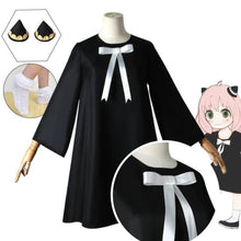 Load image into Gallery viewer, Anya Cosplay Costume Dress Suit Anime Spy X Family Outfit Anya Forger Cos With Wig Earring Plush Doll-New Arrivals, Spy X Family - MoonCos
