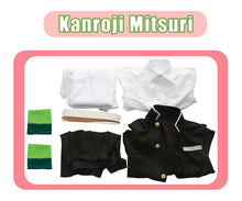 Load image into Gallery viewer, Kanroji Mitsuri Cosplay Costume Anime Demon Slayer Outfit Kimetsu no Yaiba Kimono Uniform Clothes Props Set-Demon SLayer - MoonCos
