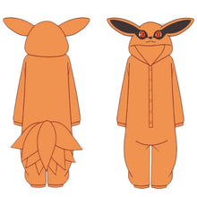 Load image into Gallery viewer, Uzumaki Kurama Kyuubi Fox Cosplay Costume Pajamas Kigurumi Adult Unisex Anime Sleepwear Flannel Jumpsuit Naruto-Featured Collection, Naruto - MoonCos
